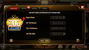 Quy Trình Rút Tiền HitClub Đơn Giản