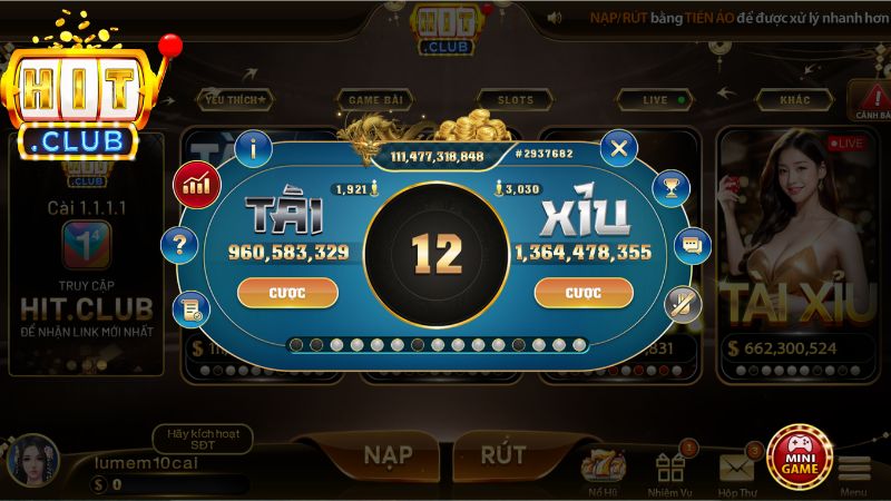 Tổng quan về Tài Xỉu HITCLUB